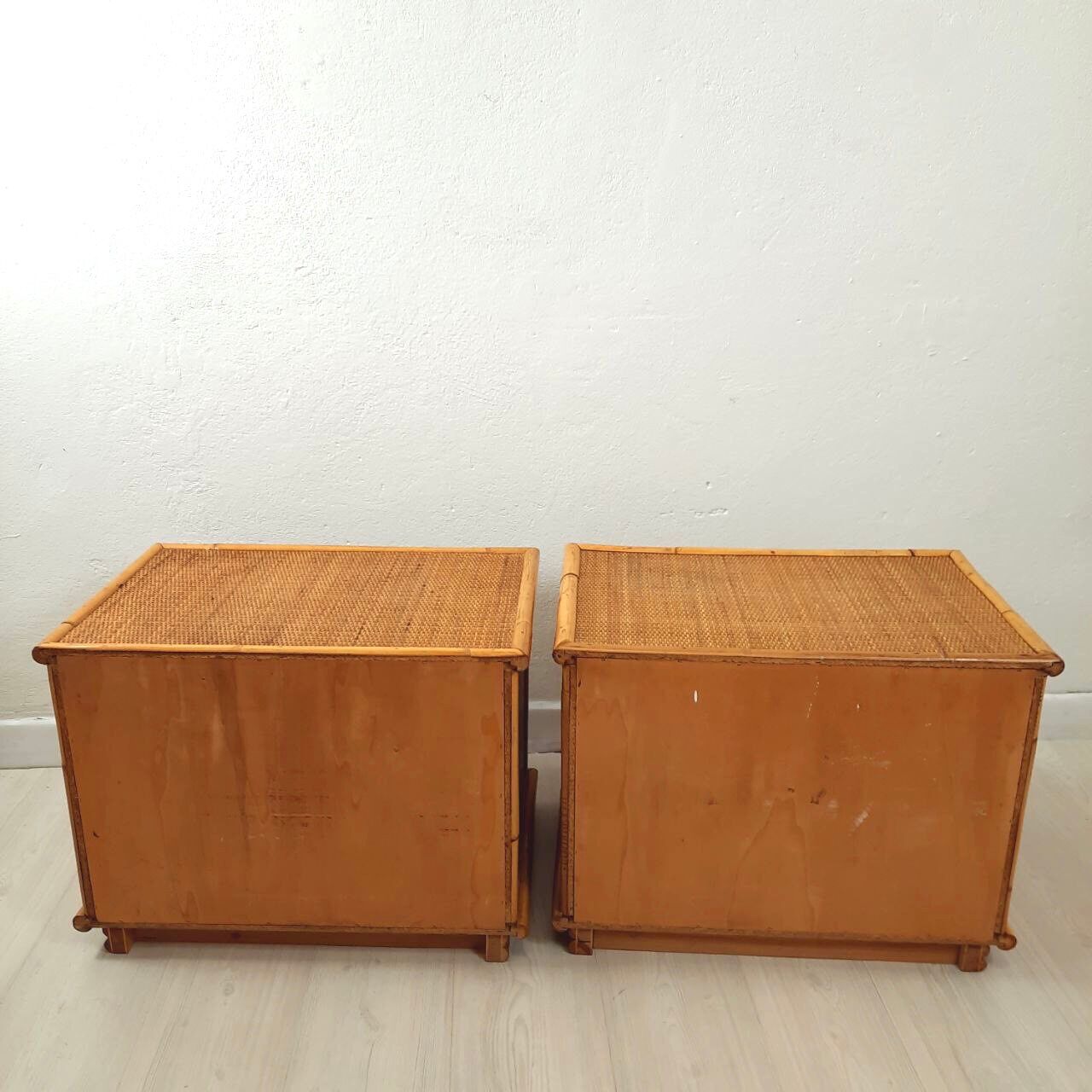 Vintage bamboo bedroom, Dal vera, wicker