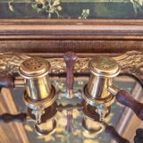 Brass salt and pepper shakers