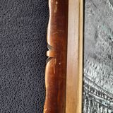 Old wooden frame worked with paint