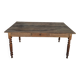 Table de ferme, bistrot, rustique en chêne massif