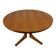 Table à manger rond extensible en teck, Danemark 1960