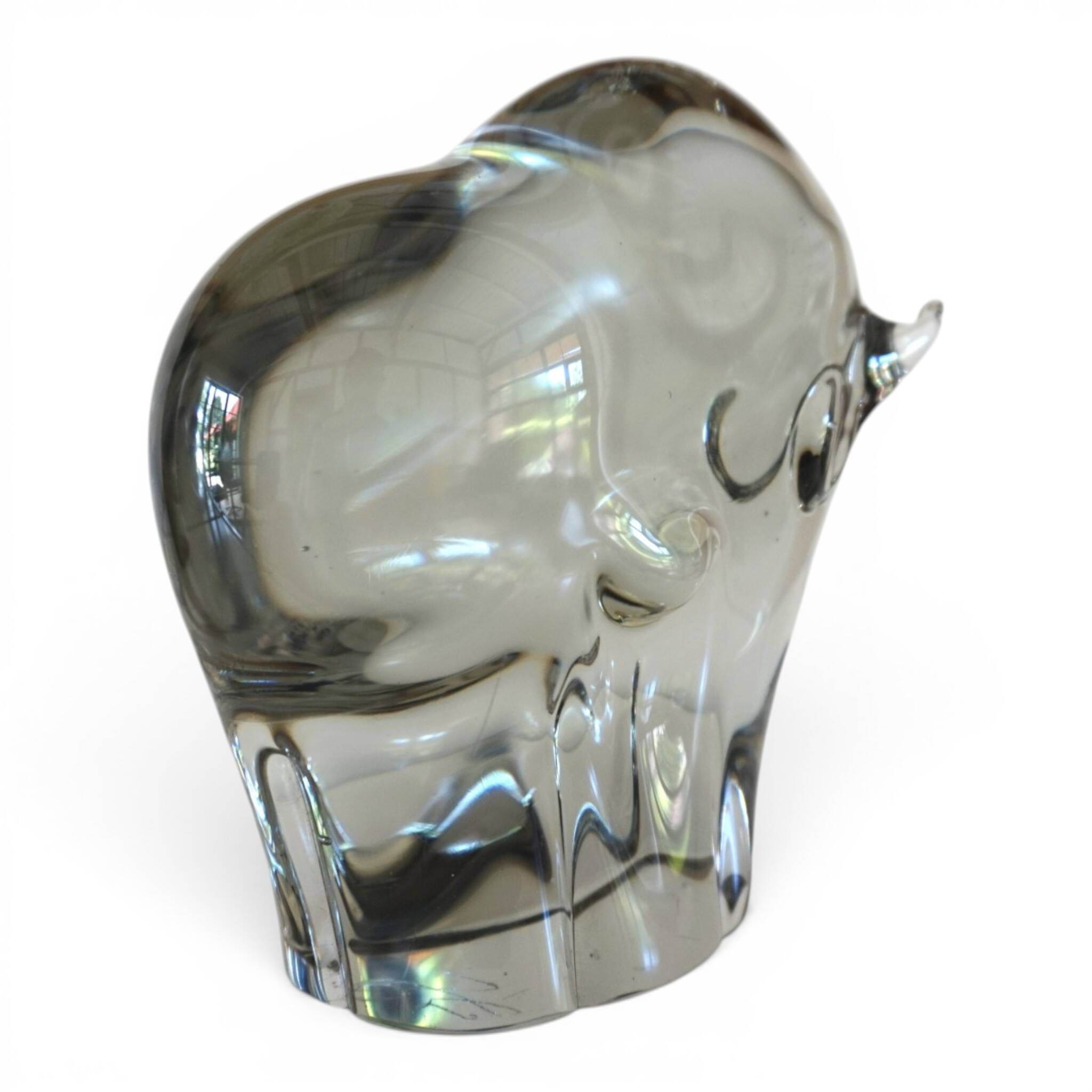 Livio Seguso Murano Bull Glass Sculpture, 1970