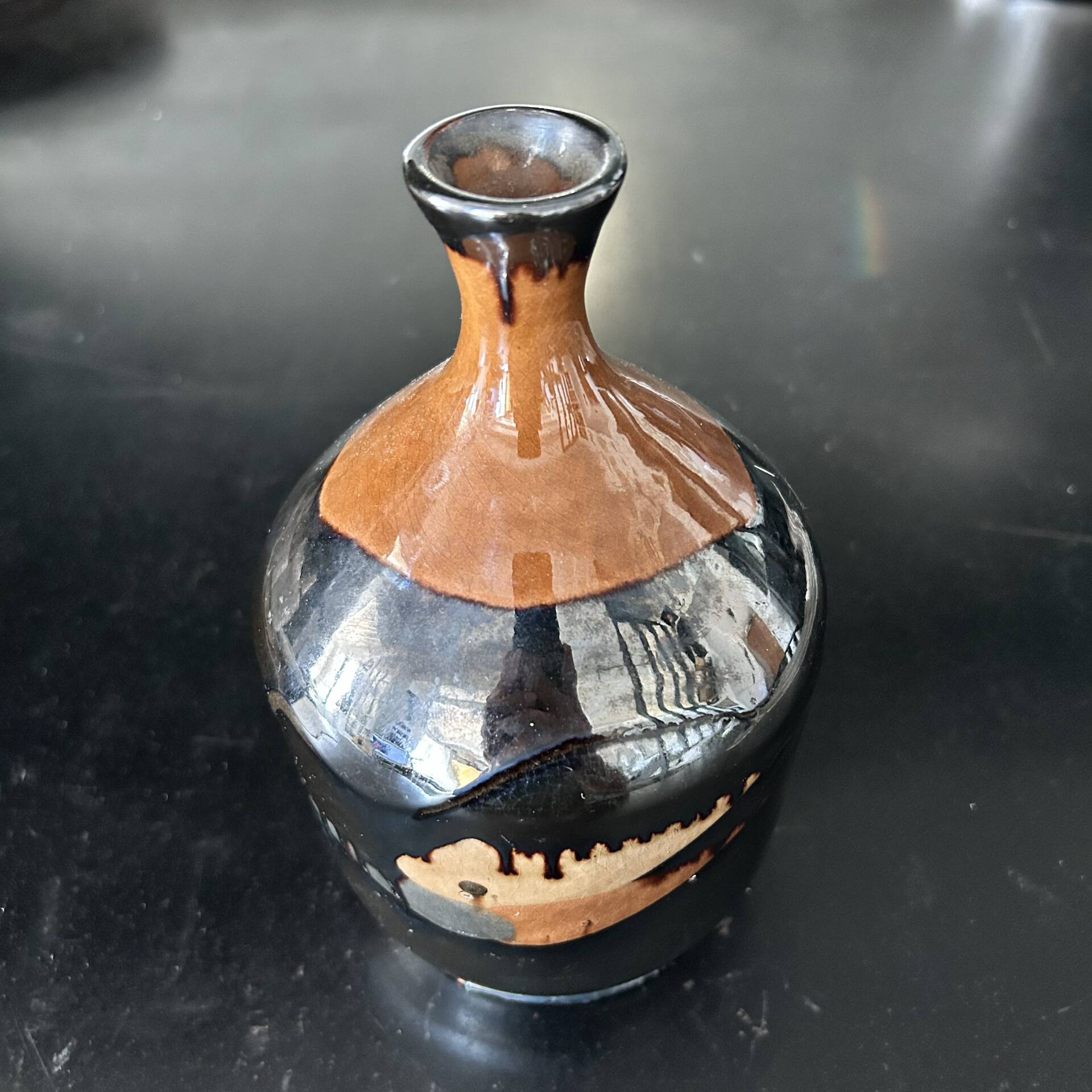 Unique piece vase by a ceramic artist