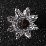 Vintage Royal Crystal Rock Laurus Votive Candle Holder / Italy / 1990s