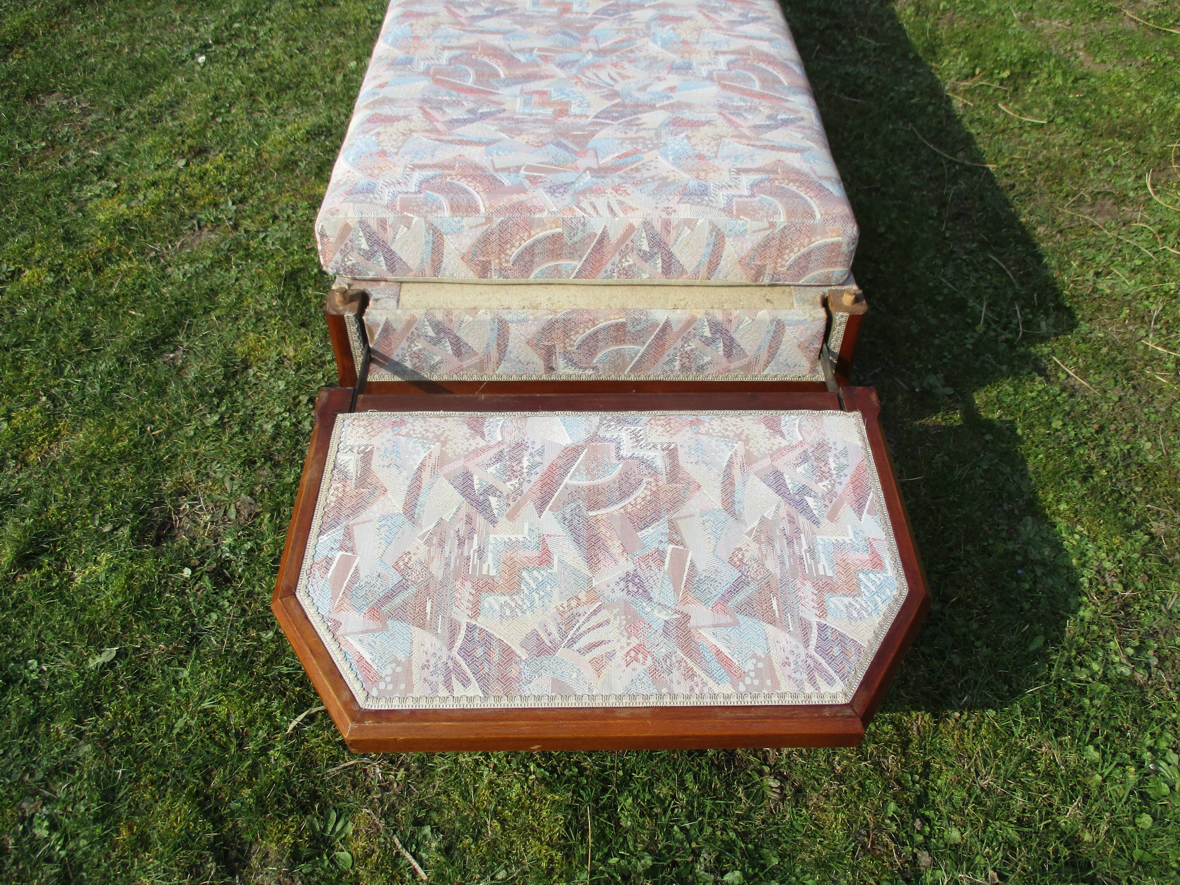 Antique Art Deco sofa bed