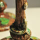 Pair of candlesticks in dabbling Thomas Sergeant