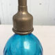 Siphon bleu en verre