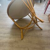 Table basse osier et peinture