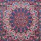 XXL hand-knotted Persian Mashad Moud carpet in wool, 1930s