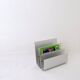 Aluminum Magazine Rack by Pierre Vandel for Espace Pierre Cardin, 1970s