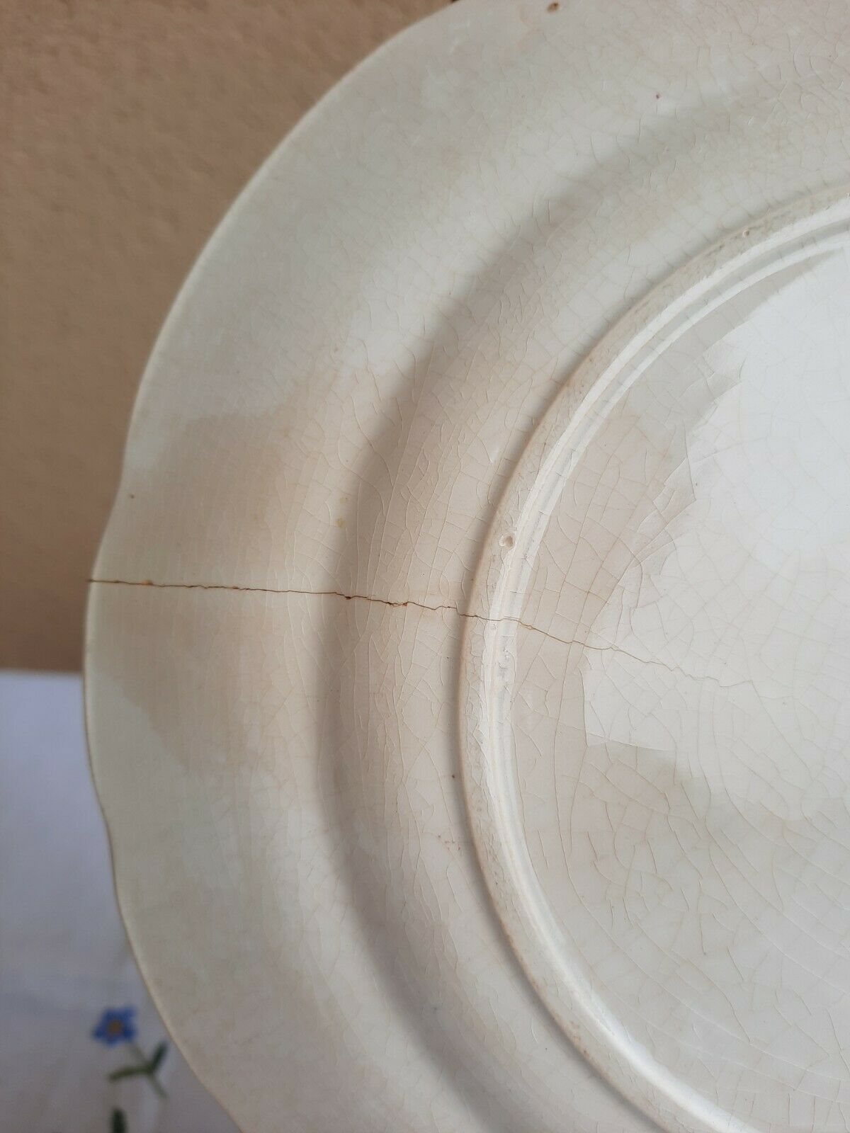 Digoin Sarreguemines Plate in July