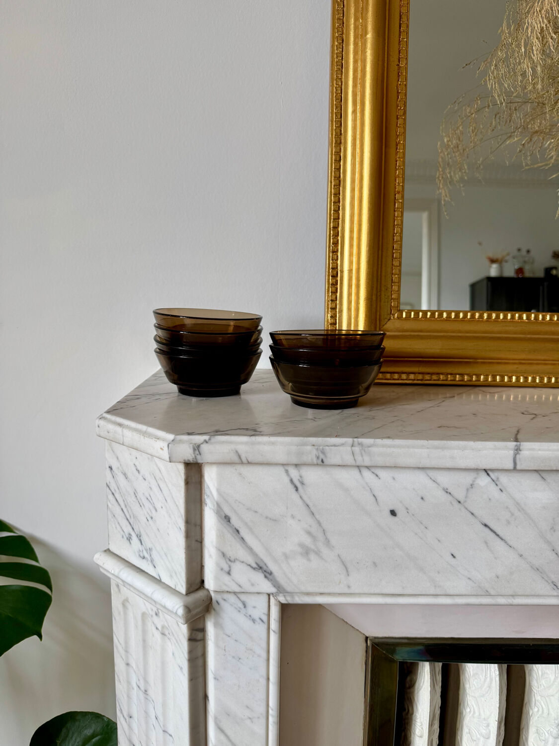 Vereco Set of 7 Smoked Glass Ramekins