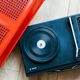 Philips 623 red stereo turntable
