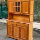 Scandinavian wardrobe in solid pine from the 1980s.