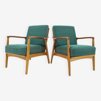 1970s Pair of Armchairs by Drevotvar , Czechoslovakia