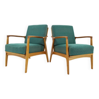 1970s Pair of Armchairs by Drevotvar , Czechoslovakia