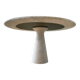 Table ANGELO MANGIAROTTI in white marble model M1