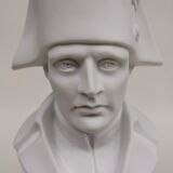 Bust in biscuit and porcelain of Napoleon 1st. mnp, limoges