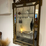 Large beaded mirror 19th