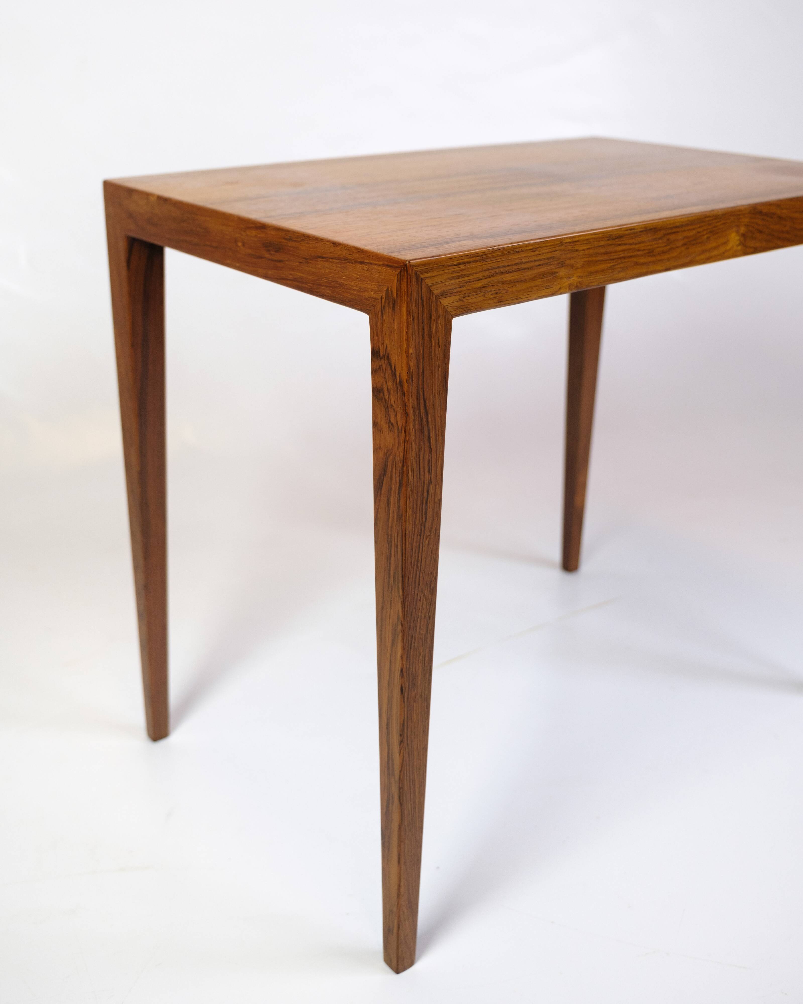 Table d'appoint modèle 31A en palissandre par Severin Hansen pour Haslev Furniture