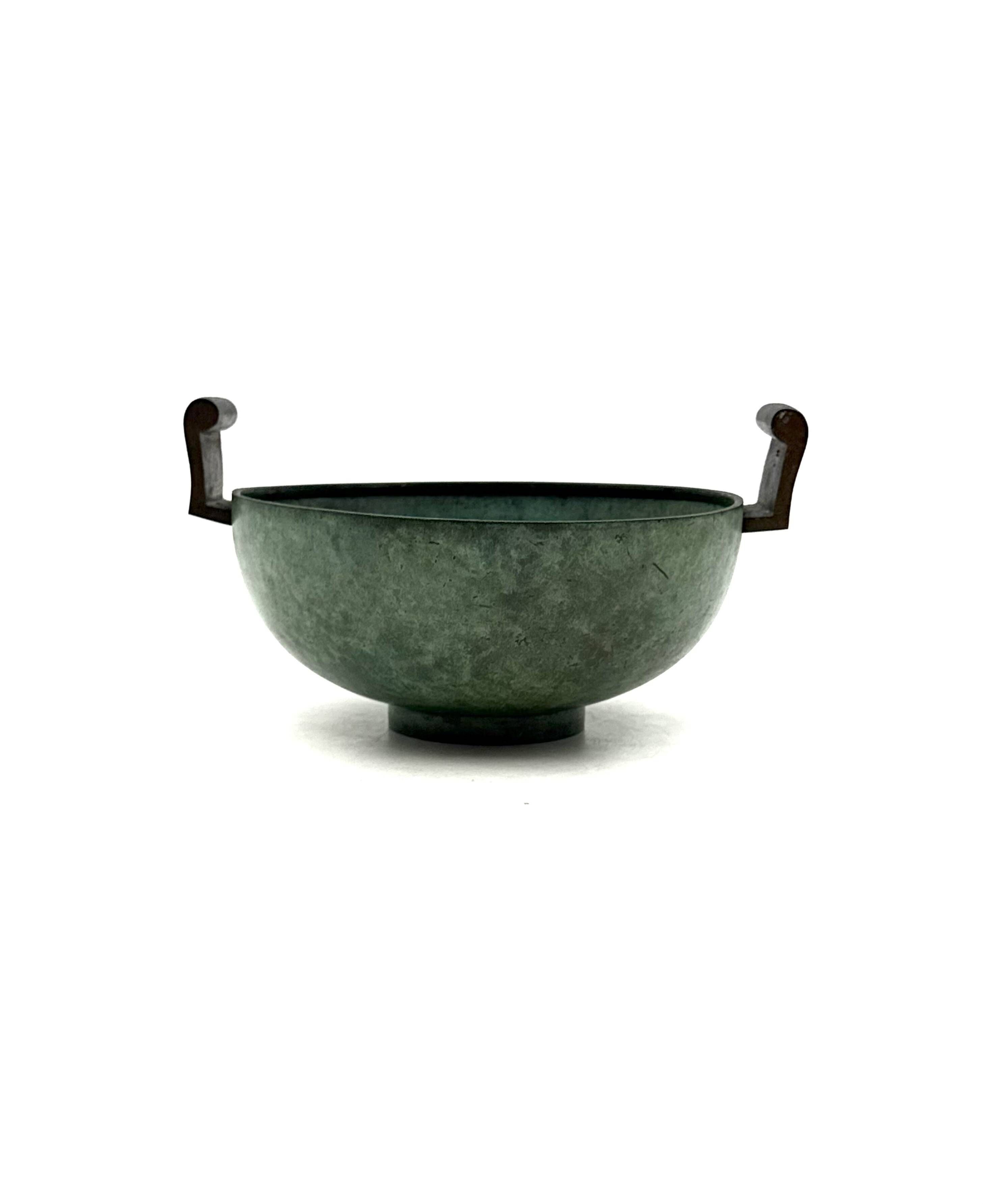 Art Deco bronze vase, Italy ca. 1930s