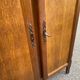 Vintage wooden shoe cabinet in Louis XV bibus style 1950.