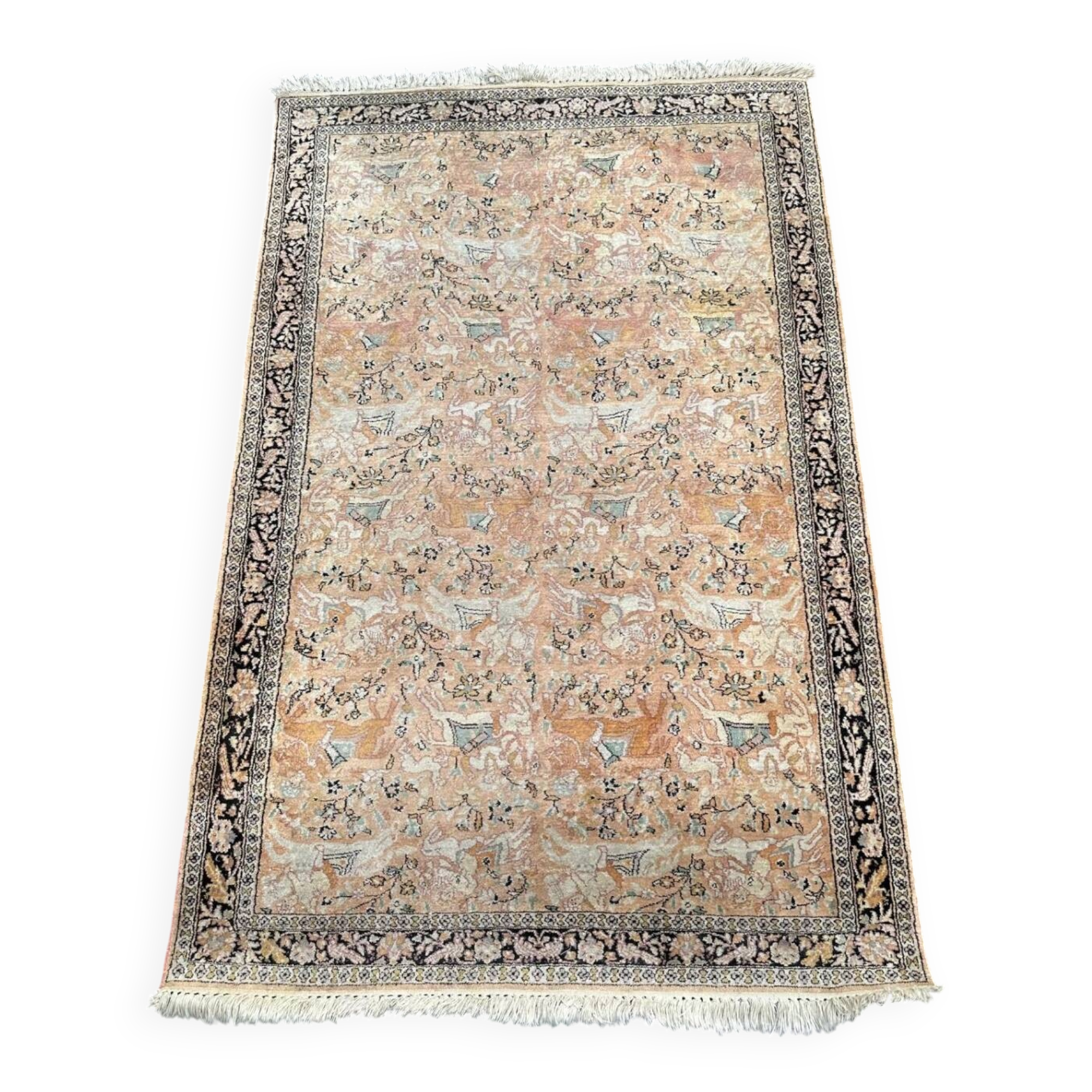 Persian silk rug