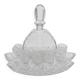 Bavarian liqueur decanter, six glasses and tray