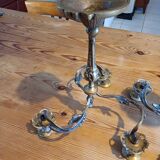 Pair of 19th century bronze candlesticks