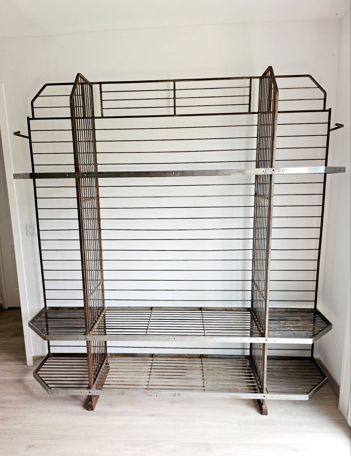 Large industrial design bakery shelf