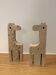 Pair of travertine giraffes, Fratelli Mannelli, Italy, 1970s