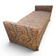 Vintage upholstered 2-seater sofa – embroidered cashmere fabric