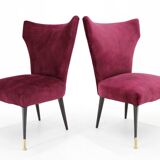 1950s Pair of Italian Chairs, Restored