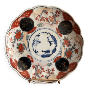 Assiette Imari Japon Céramique décor Crabe Epoque Meiji XIXème 19ème