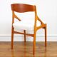Chaise Baumann - Entièrement restaurée - Tissu, mousse & sangles : neuf