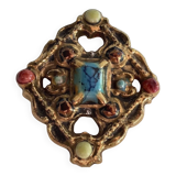 Marc Roussel Polychrome Ceramic Cross