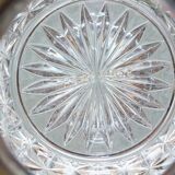 Old small ice cube or pickle bucket in cut crystal