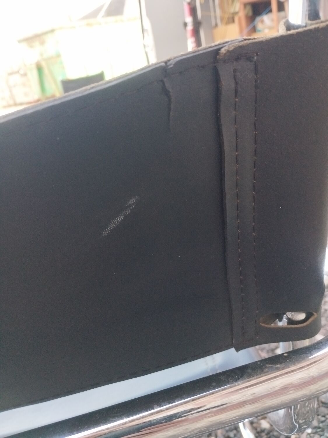 Beautiful pair of vintage chairs in the Marcel Breuer style.