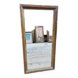 Miroir en teck birman