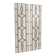 Art Deco Geometric Stained Glass Window 85x24cm