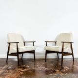 Customizable Pair Of Mid Century Armchairs, 1960's