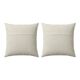 Set of 2 vintage embroidered cushion covers 53x56 cm