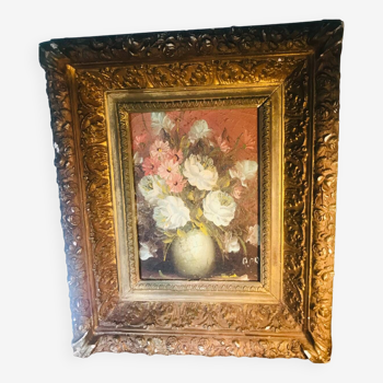 Bouquet of flowers frame Charles