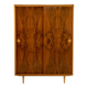 Vintage Wardrobe with sliding doors, 1960s, Czechoslovakia