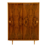 Vintage Wardrobe with sliding doors, 1960s, Czechoslovakia