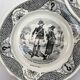 10 talking dessert plates on the theme of riddles Sarreguemines