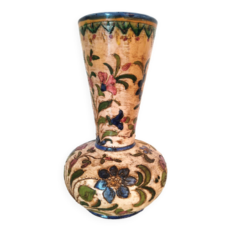 Vase aux fleurs en céramique italienne