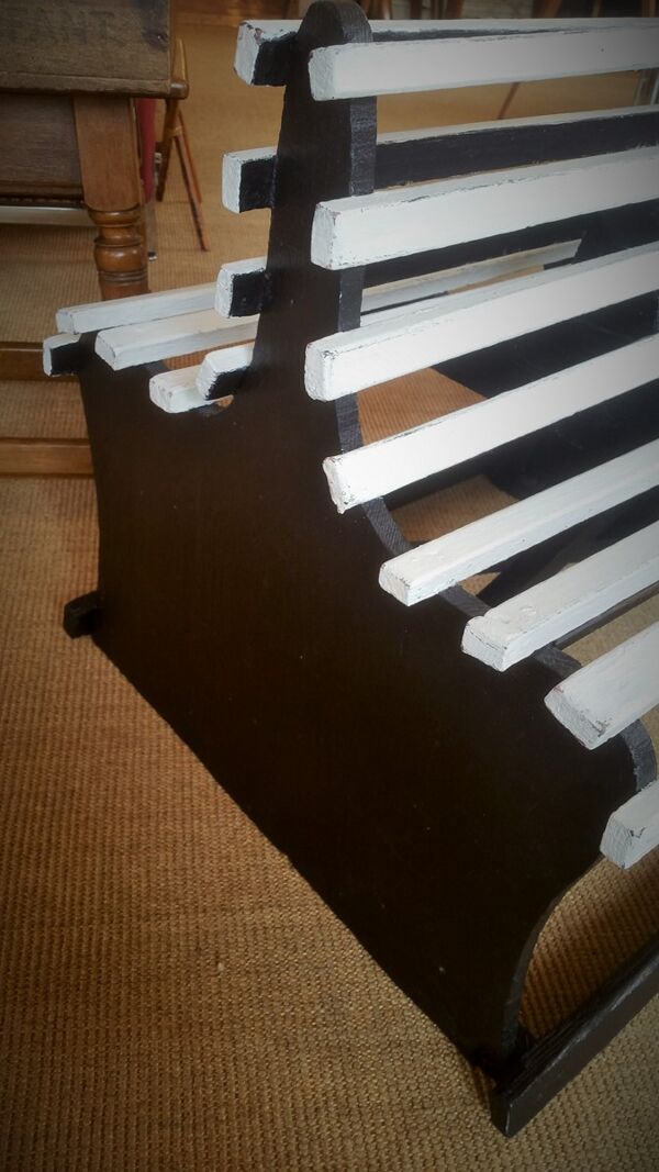 Double banc pour enfant années 50