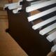 Double banc pour enfant années 50