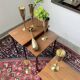 Tables gigogne teck moderniste années 50